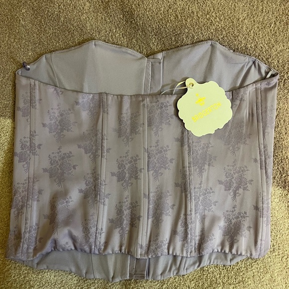 NWT Primark Bridgerton Purple Corset - Picture 2 of 4